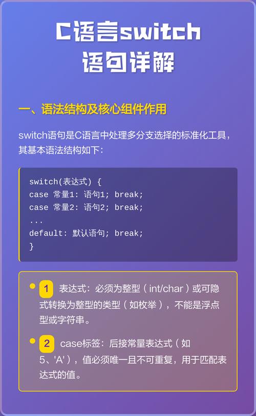 C语言基础教程（11）：switch语句如何使用？