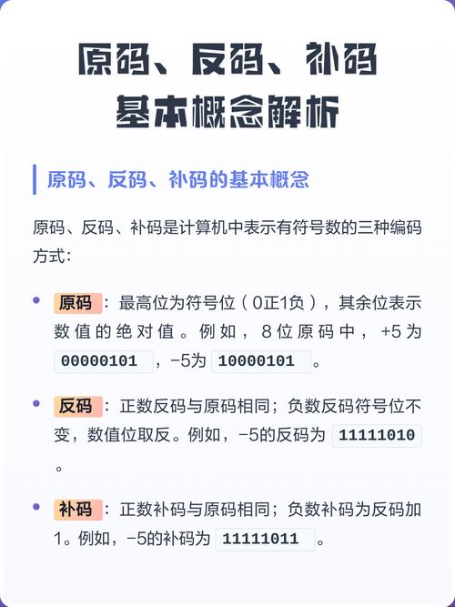 原码、反码、补码三者有何区别？