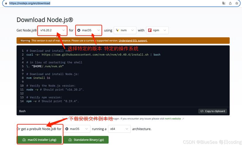 如何通过Node.js获取Mac操作系统的版本信息？
