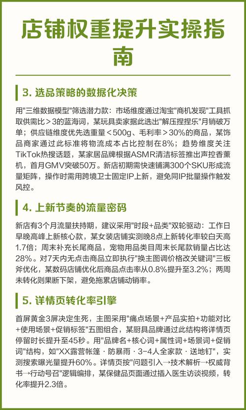 如何快速提升店铺权重，有哪些优化操作是必做的？