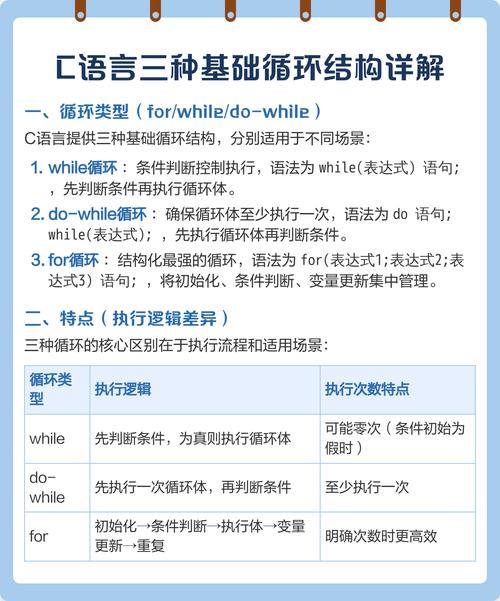 C语言基础循环操作如何详细解析？