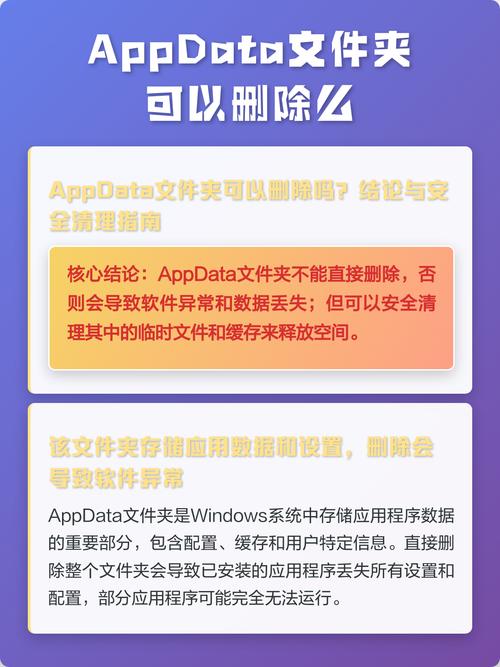 删除appdata文件夹安全吗？