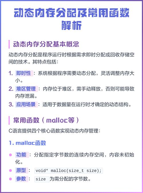 动态内存函数如何高效管理？