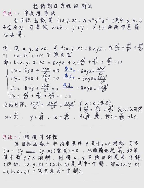 拉格朗日乘数法及其对偶问题有哪些浅显易懂的解析？
