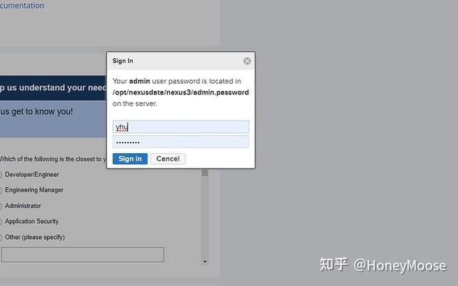 Sonatype Nexus管理员首次登录密码是什么？