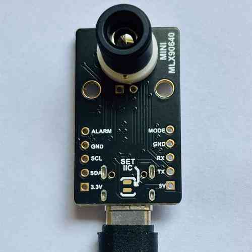 如何使用MLX90640红外热成像仪测温传感器模块在PC端进行操作？