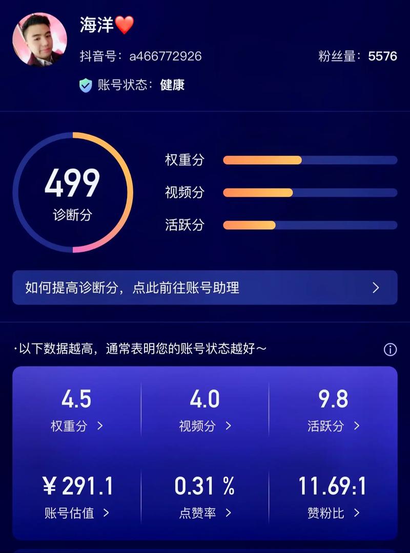 抖音账号评级中，权重分类的揭秘是怎样的？