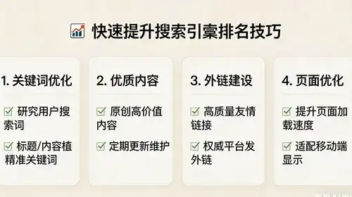如何通过SEO优化技巧，有效提升网站排名，让用户更便捷地获取信息？